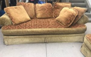 Gold couch