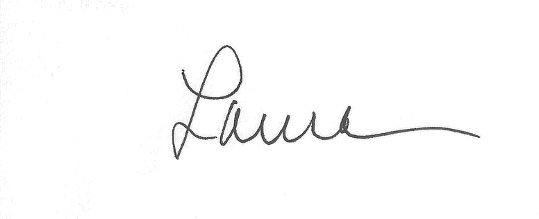 Laura's signature
